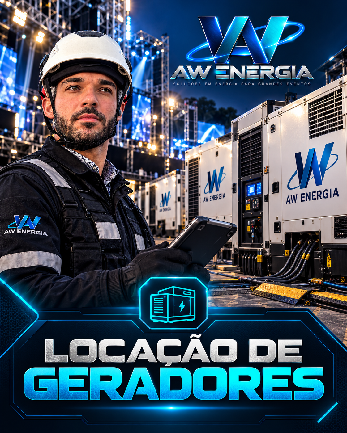 LOCAÇÃO DE GERADORES